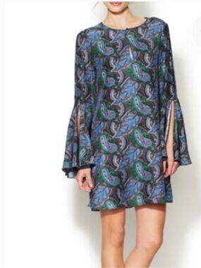 Elizabeth and James Multicolor Paisley-Print Top